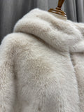 fake fur blouson