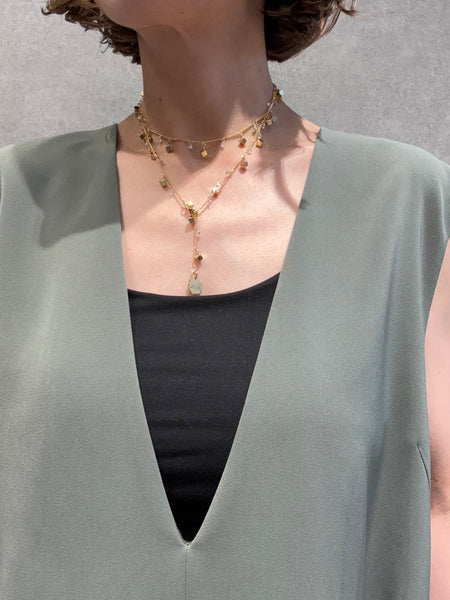 CUBE CRYSTAL NECKLACE