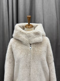 fake fur blouson