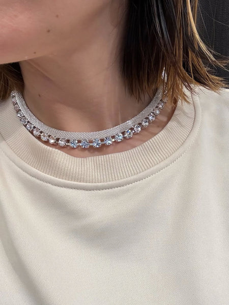BIJOU MESH NECKLACE