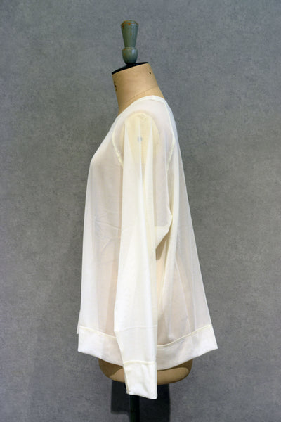 RAGLAN TULLE PULLOVER