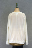 RAGLAN TULLE PULLOVER