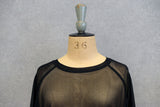 RAGLAN TULLE PULLOVER