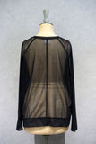 RAGLAN TULLE PULLOVER
