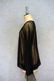 RAGLAN TULLE PULLOVER