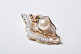 OYSTER PEARL BROCCH