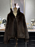 fake fur blouson