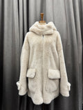 fake fur blouson
