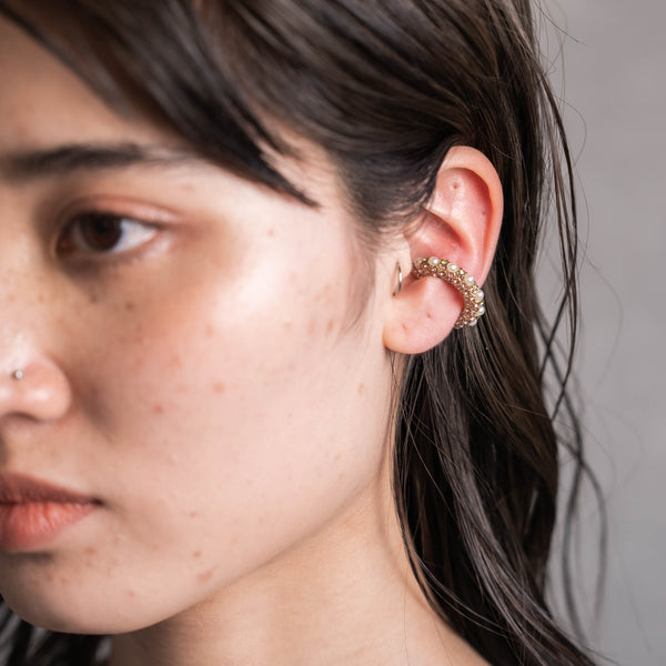MULTI PEARL CRYSTAL EARCUFF