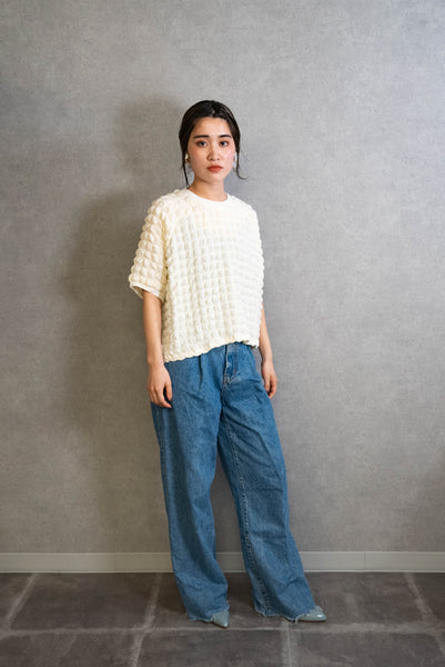 WAFFLE PULLOVER