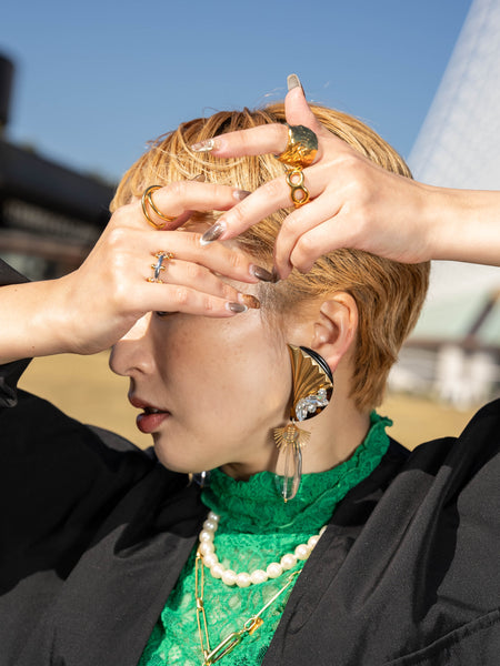 ASAGI EARRING/PIERCE