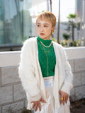 SHAGGY KNIT CARDIGAN