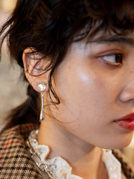 CURVE EARRING/PIERCE