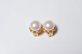 CHAIN PEARL S EARRING/PIERCE