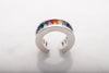 MULTI COLOR BRASS EARCUFF