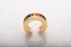 MULTI COLOR BRASS EARCUFF