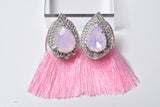 FRINGE STONE EARRING