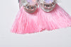 FRINGE STONE EARRING