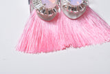 FRINGE STONE EARRING
