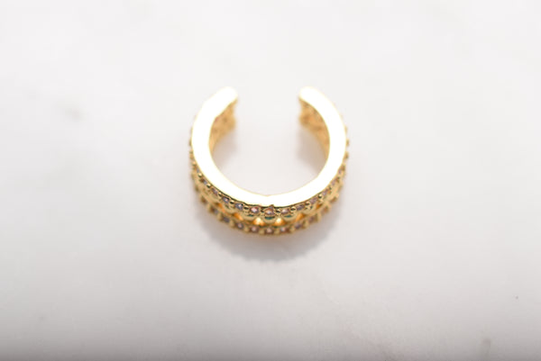 PARALLEL ZIRCONIA EAR CUFF