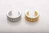 PARALLEL ZIRCONIA EAR CUFF