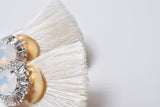 FRINGE STONE EARRING
