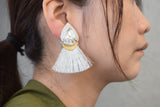 FRINGE STONE EARRING