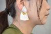 FRINGE STONE EARRING