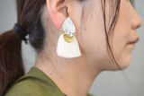 FRINGE STONE EARRING