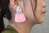 FRINGE STONE EARRING