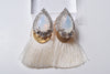 FRINGE STONE EARRING