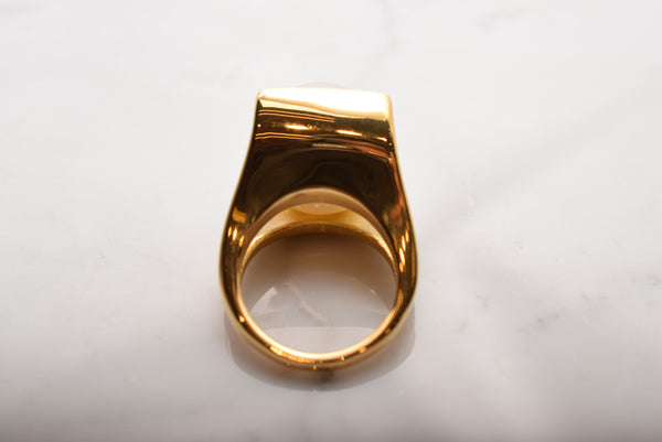 BIG PEARL RING