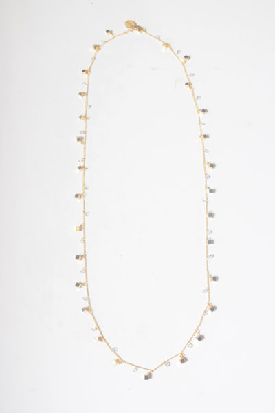 CUBE CRYSTAL NECKLACE