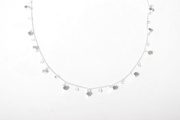 CUBE CRYSTAL NECKLACE
