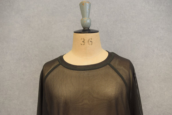 RAGLAN TULLE PULLOVER