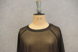 RAGLAN TULLE PULLOVER