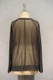 RAGLAN TULLE PULLOVER