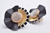 MODERN FLOWER EARRING/PIERCE