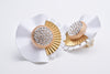 MODERN FLOWER EARRING/PIERCE