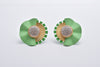 MODERN FLOWER EARRING/PIERCE