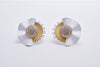 MODERN FLOWER EARRING/PIERCE