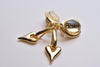 SWING HEART EARRING/PIERCE