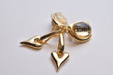 SWING HEART EARRING/PIERCE