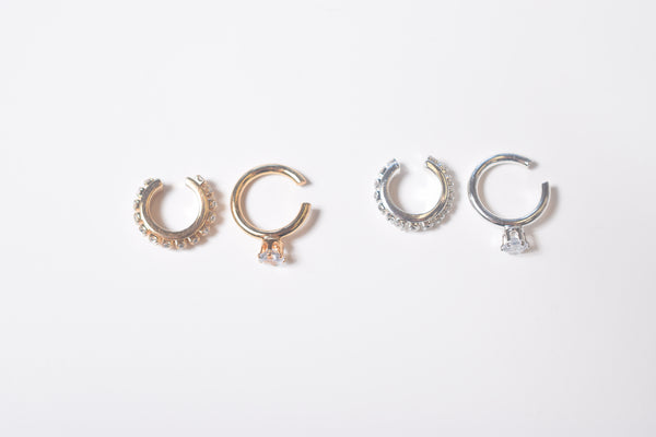 ZIRCONIA 2SET EARCUFF