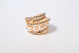 STAR PEARL ZIRCONIA EARCUFF