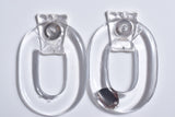 BLOCK EARRING/PIERCE