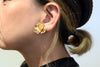 CLEAR FLOWER MINI EARRING/PIERCE