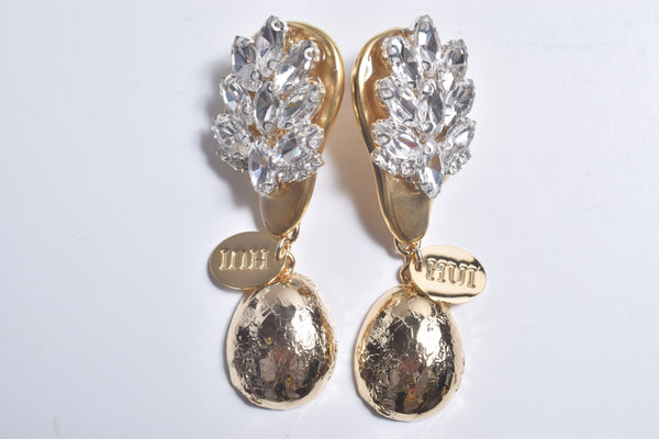 PINEAPPLE EARRING/PIERCE