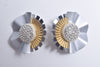 MODERN FLOWER EARRING/PIERCE