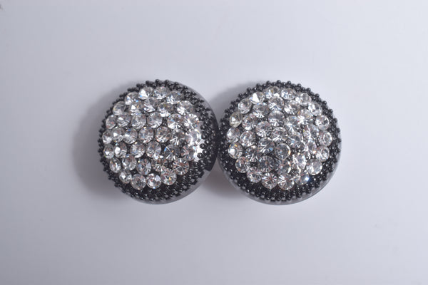PAVE EARRING/PIERCE